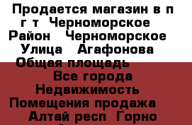 Продается магазин в п.г.т. Черноморское  › Район ­ Черноморское › Улица ­ Агафонова › Общая площадь ­ 100 - Все города Недвижимость » Помещения продажа   . Алтай респ.,Горно-Алтайск г.